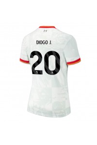 Liverpool Diogo Jota #20 Voetbaltruitje 3e tenue Dames 2024-25 Korte Mouw